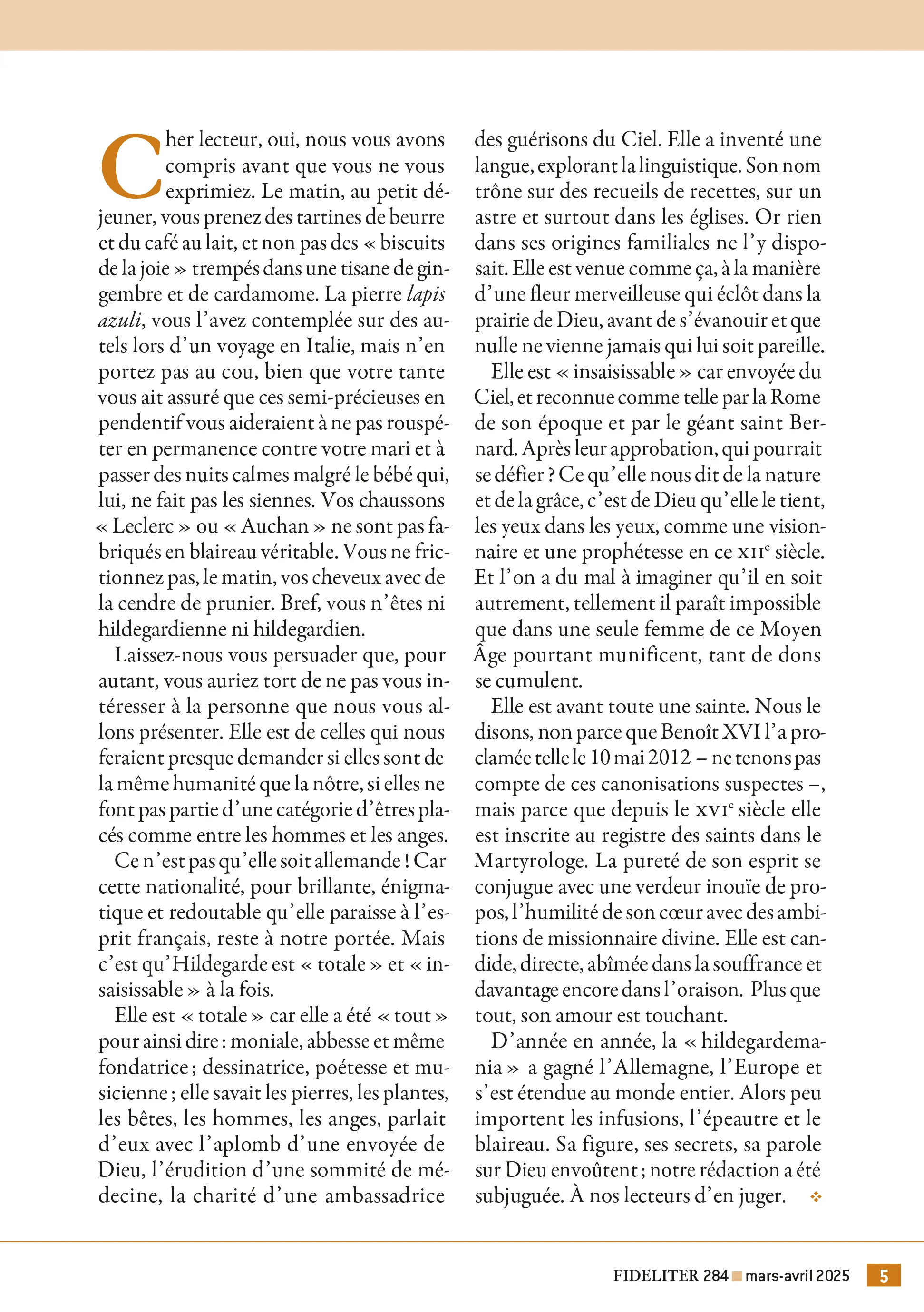 FIDELITER n° 284 (mars-avril 2025) - Image 4