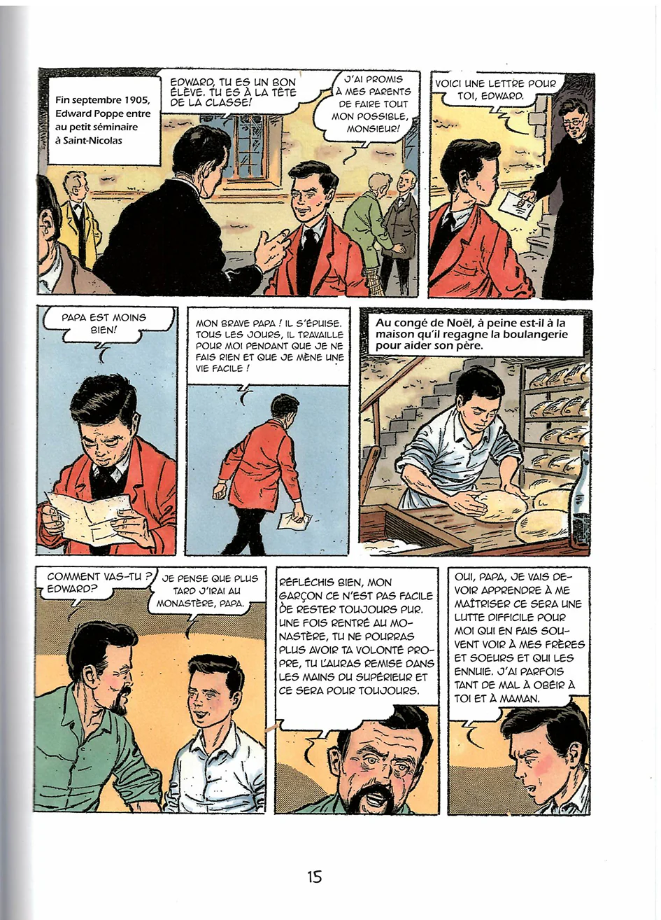 La belle aventure d'un fils de boulanger - L'abbé Edouard Poppe (BD) - Image 2