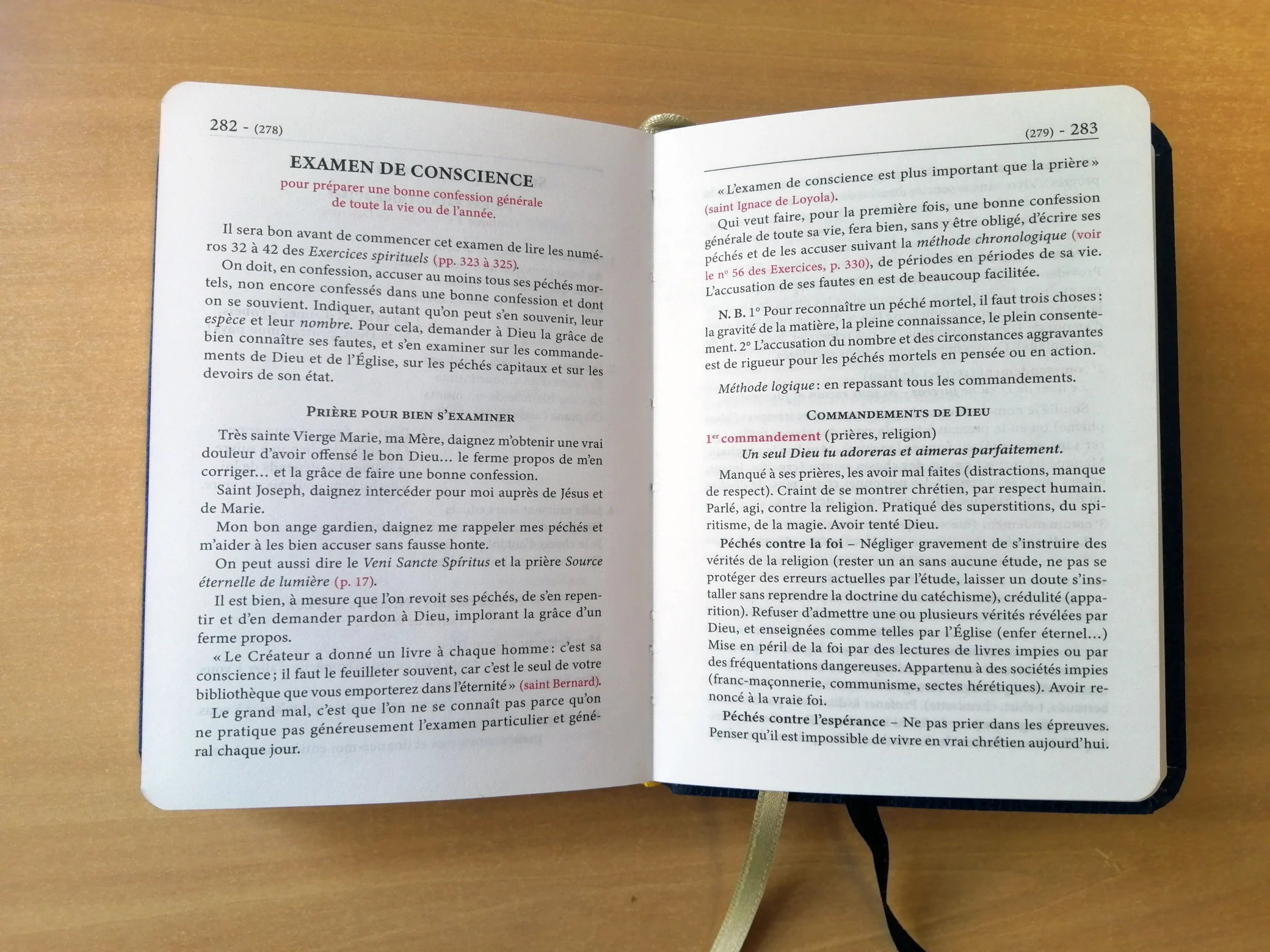Le Livre bleu - Prières - Cantiques - Exercices spirituels de saint Ignace - Image 4